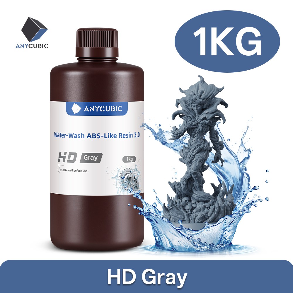 【buy 3 pay 2】ANYCUBIC Water-Wash ABS-Like Resin 3.0 Resin Low-Shrinkage Rate