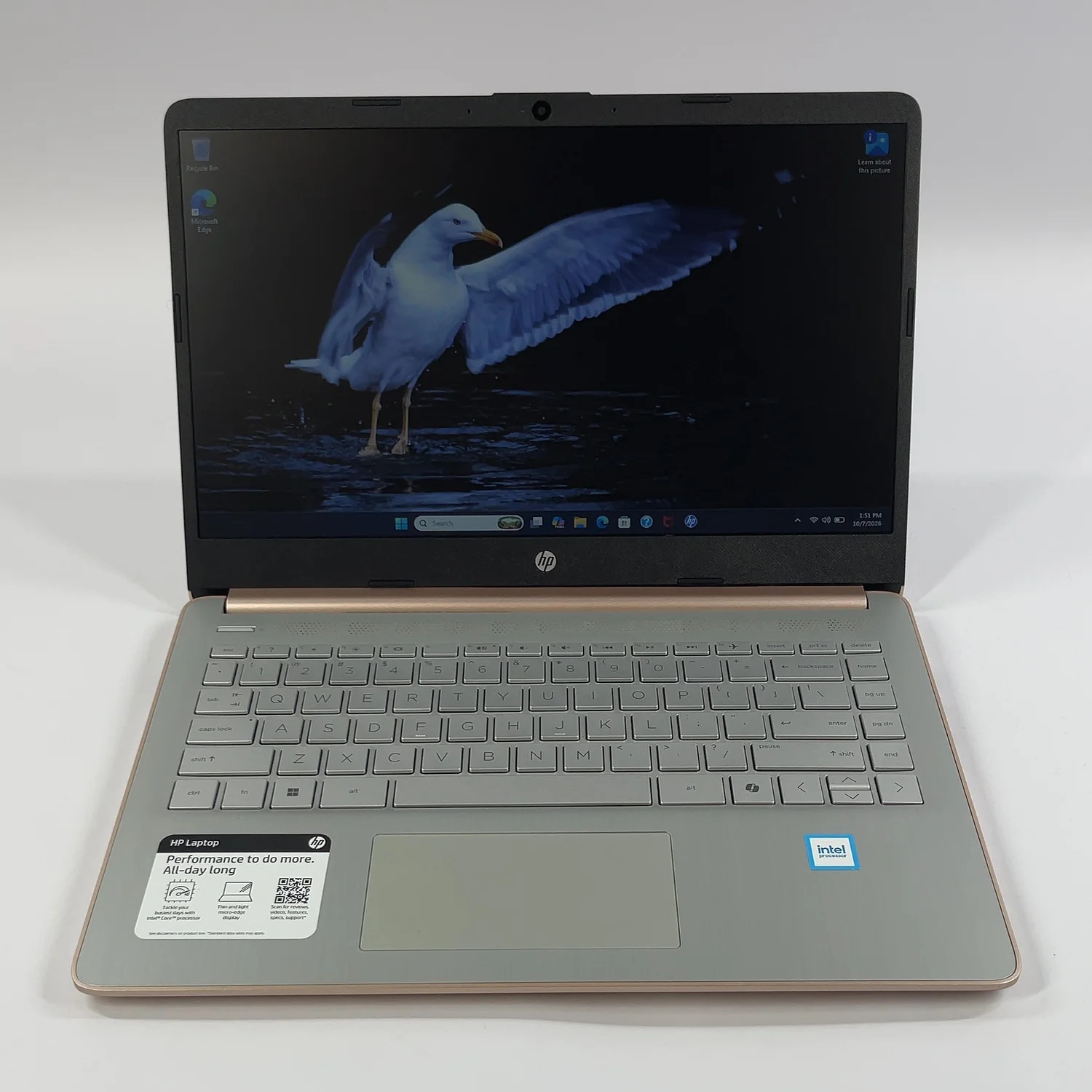 HP Laptop 14-DQ6015DX 13.9" N150 0.80GHZ 4GB RAM 128GB SSD