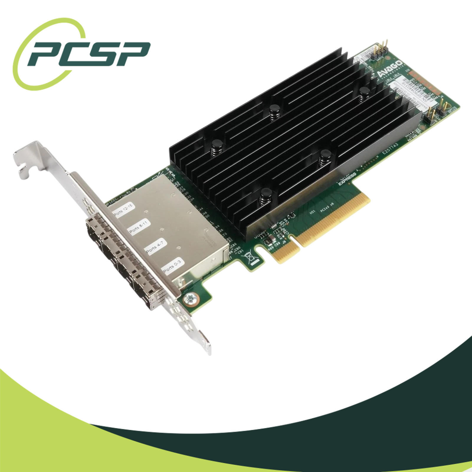 Avago SAS 9305-16i 03-25704-02007 16-Port 12Gb/s SAS HBA High Profile