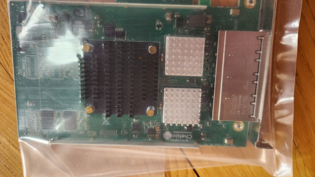 Pair of Dell 05MHDP Chelsio Quad-Port 10GB-T QT T540-BT Network Adapter Card