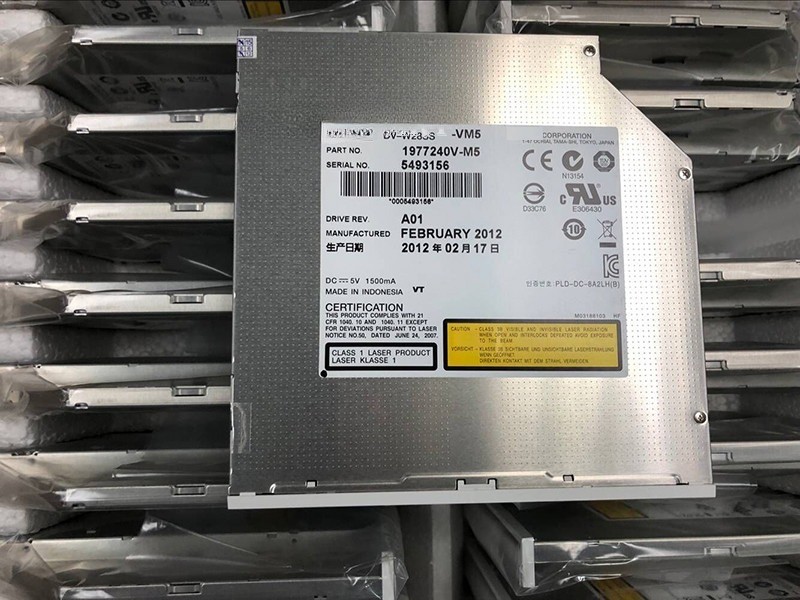 DV-W28SS 12.7mm SATA Slot Load Drive CDRW DVD±RW Burner Drive Black bezel