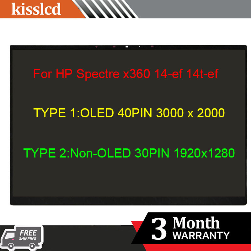 N10727-001 N10730-001 for HP Spectre x360 14-ef 14t-ef LCD Touch Screen Display