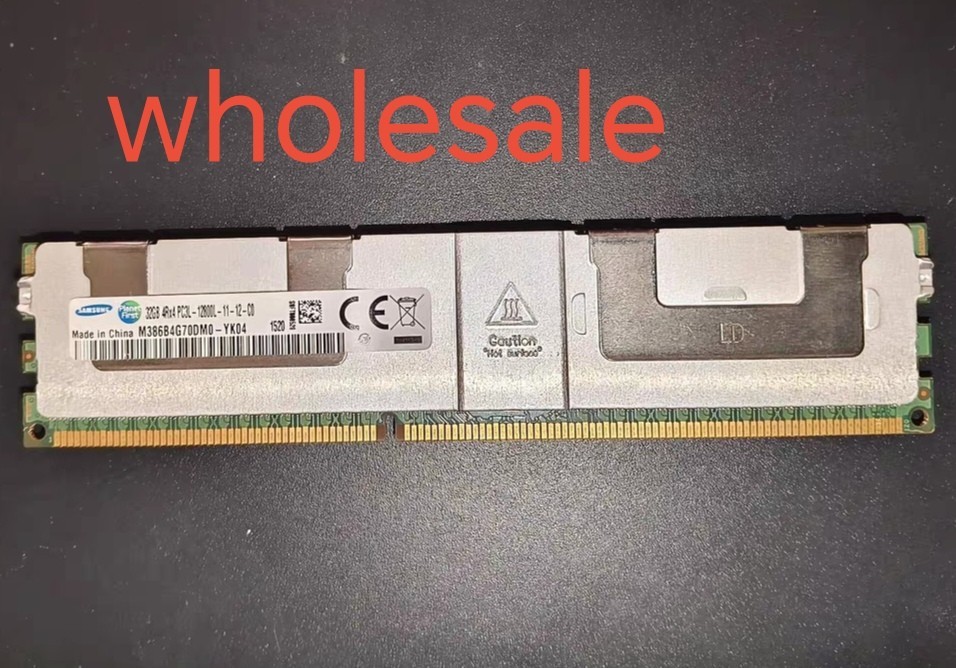 SAMSUNG 32GB DDR3 1600 Server RDIMM RAM 4Rx4 PC3L-12800L M386B4G70DM0-YK0 1.35v