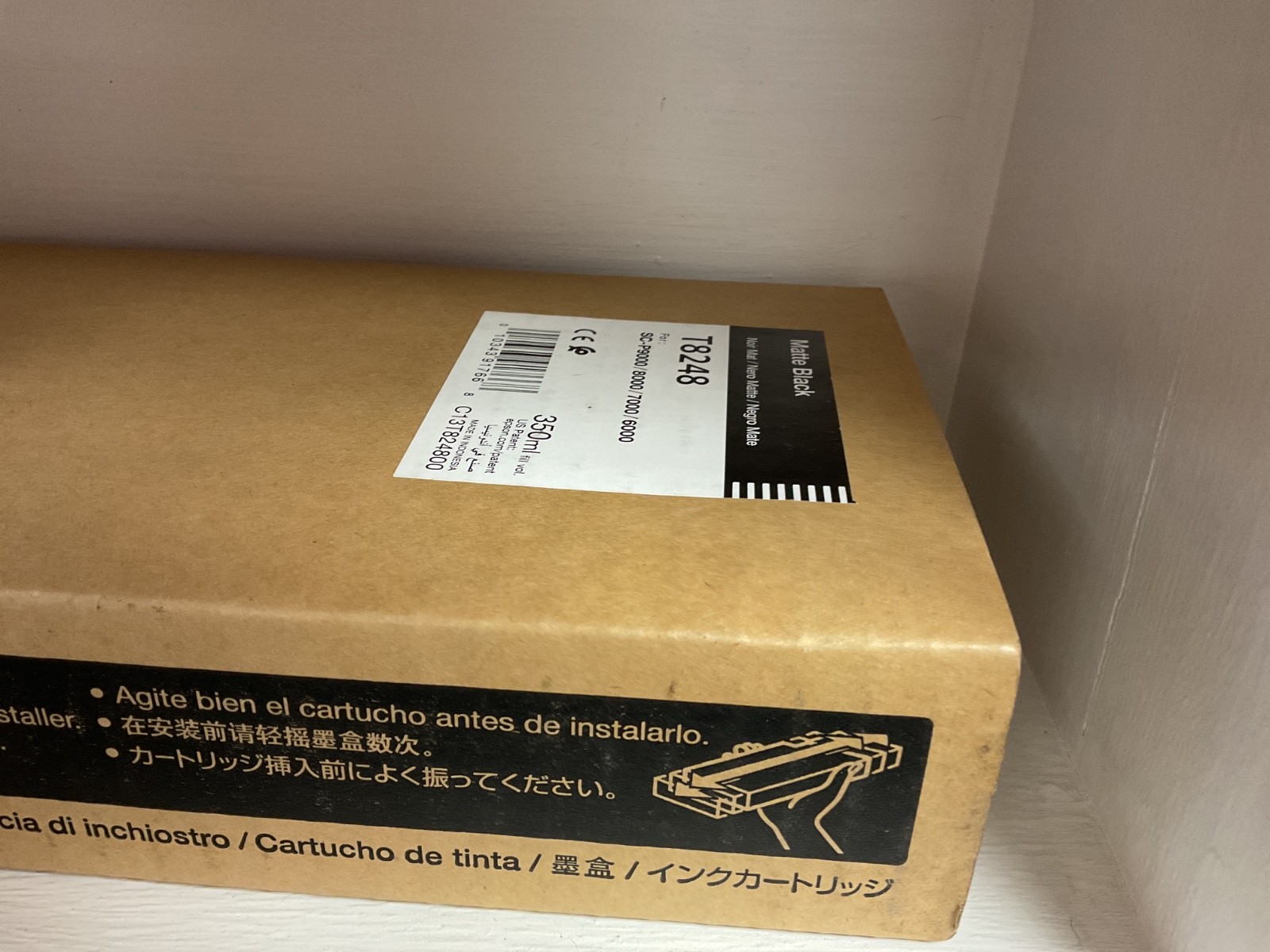 Epson UltraChrome HD Ink Cartridge - 350ml Matte Black 2022 T8248