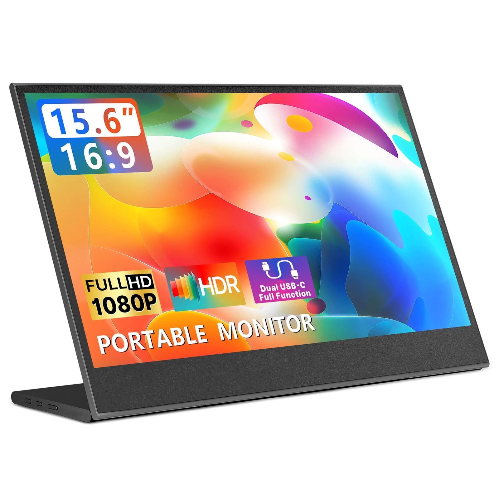 USED | 15.6" Travel Essential Portable Monitor FHD 1080P IPS Laptop PC/Mac/Phone