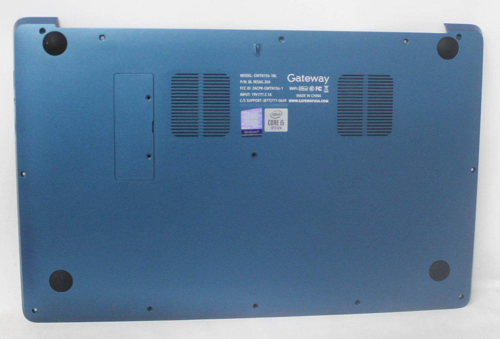 GWTN156-1BL-BASE GATEWAY BOTTOM BASE COVER BLUE GWTN156-1BL "GRADE A"