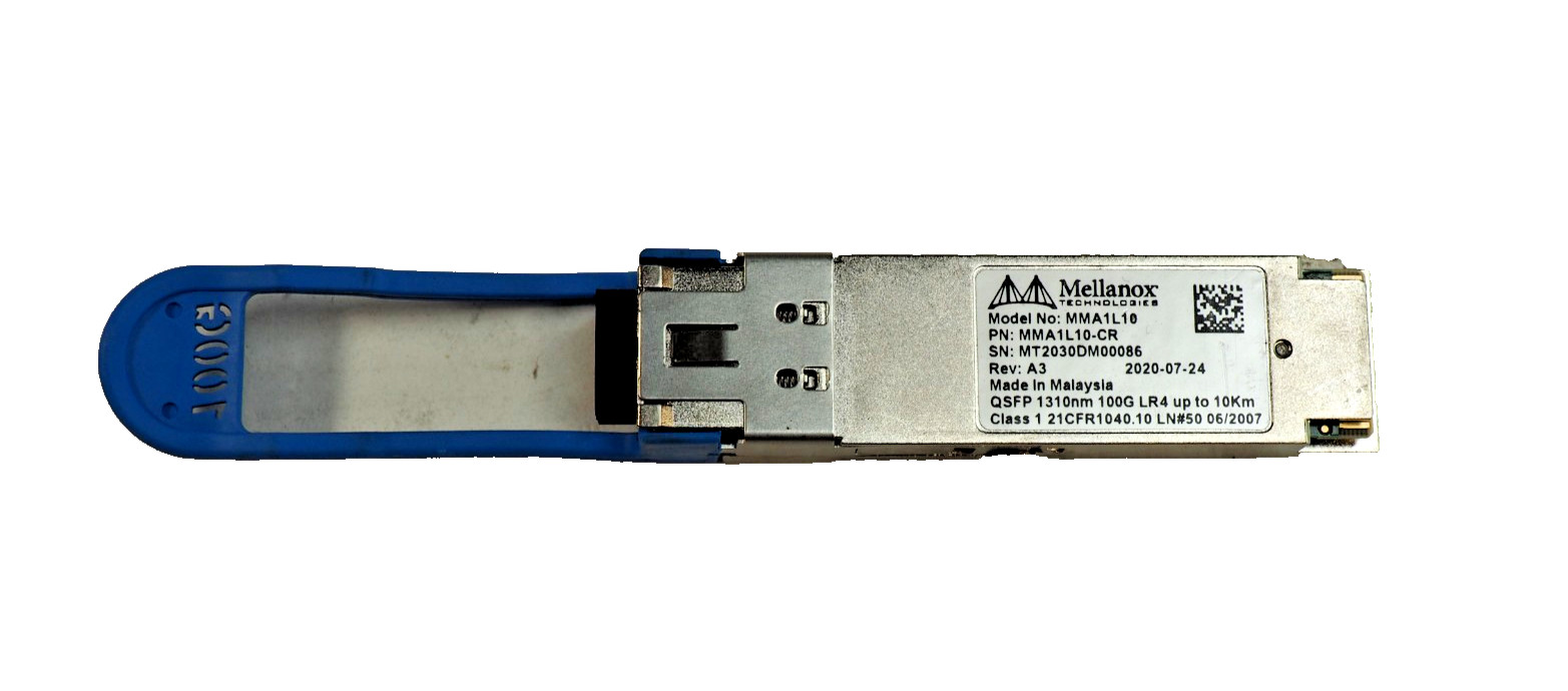 NVIDIA Mellanox MMA1L10-CR QSFP 1310nm 100G LR4 10Km Optical Transceiver