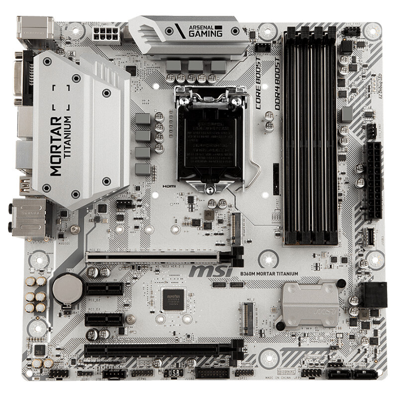 For MSI B360M MORTAR TITANIUM Motherboard LGA 1151 DDR4 M-ATX Mainboard