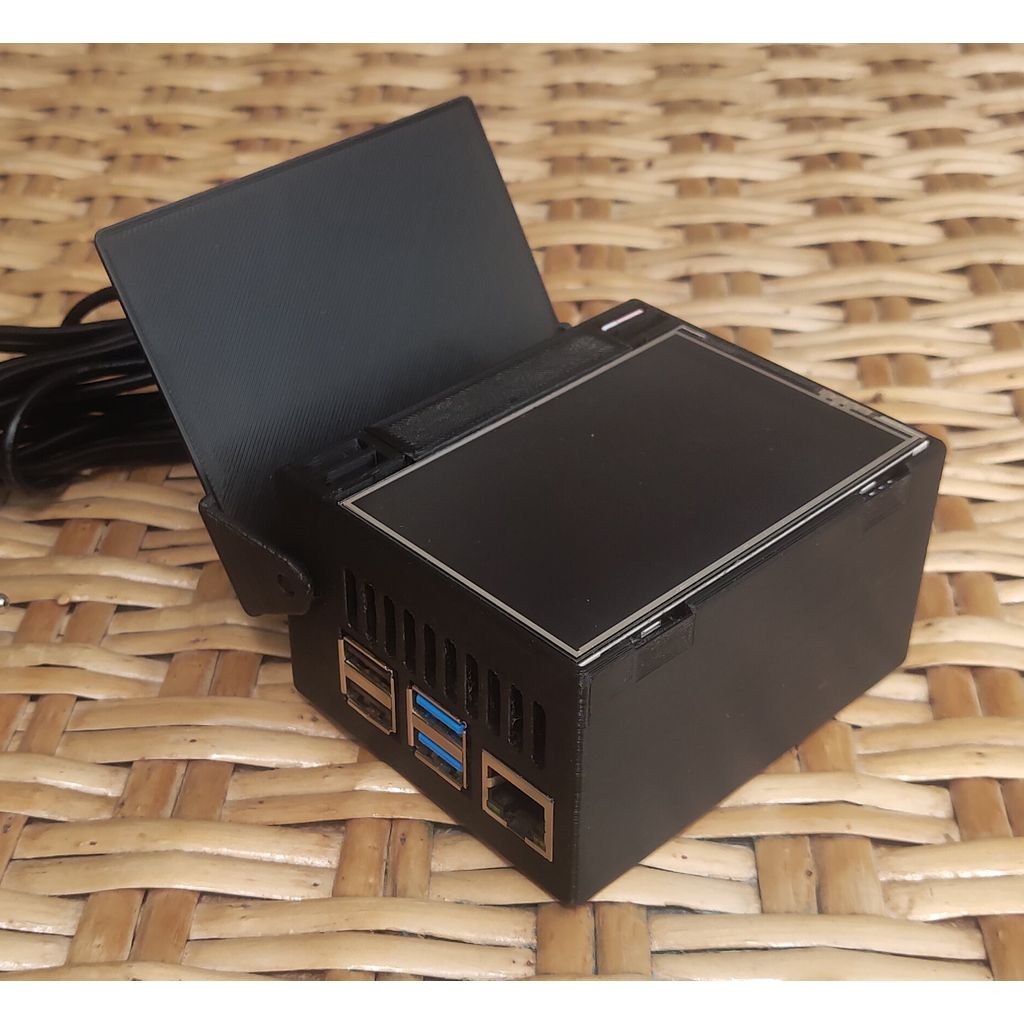Case for Raspberry PI 4 with 4 touchscreen display PET-G