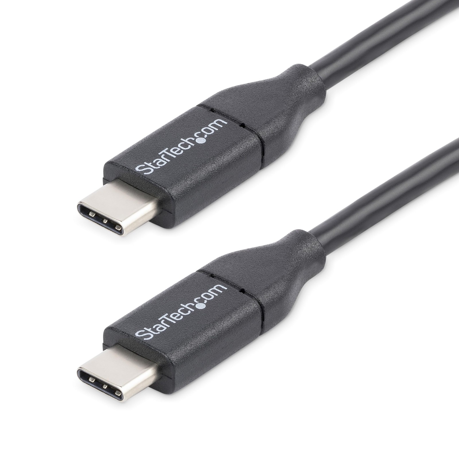 StarTech 1.6ft/50cm USB-C to Charging Cable, Black 1.5 ft,
