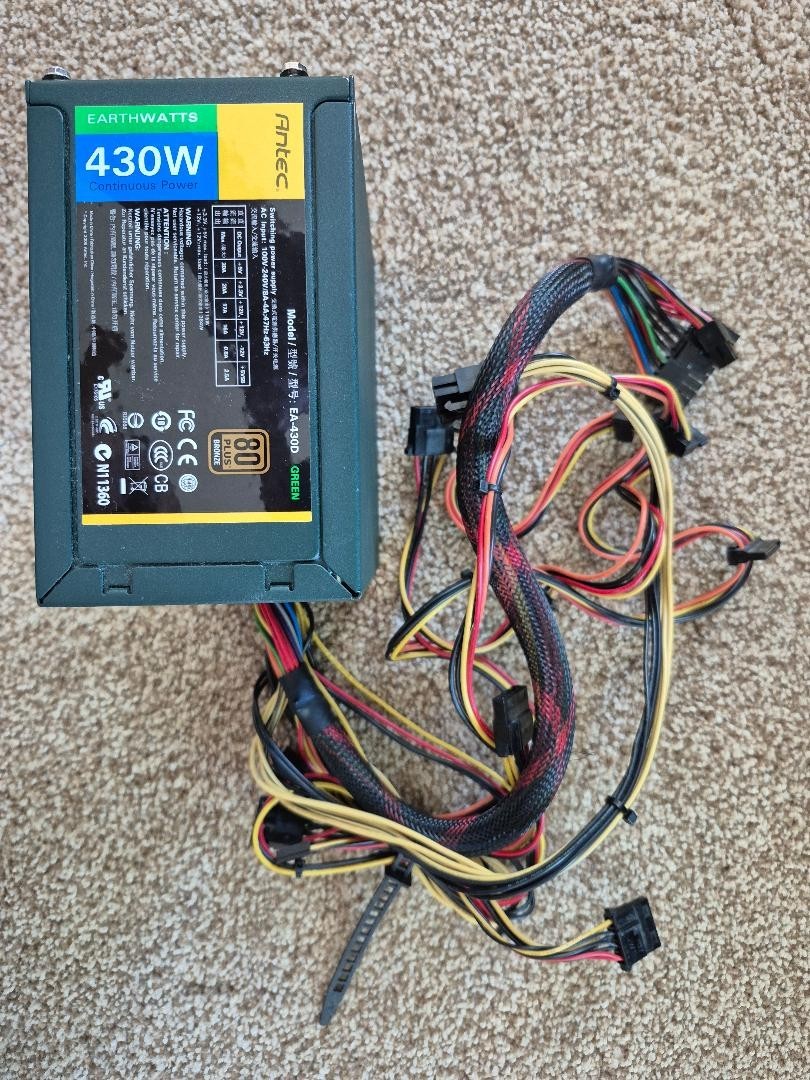Antec Earthwatts Model EA-430D Green 80 PLUS Bronze Desktop Power Supply