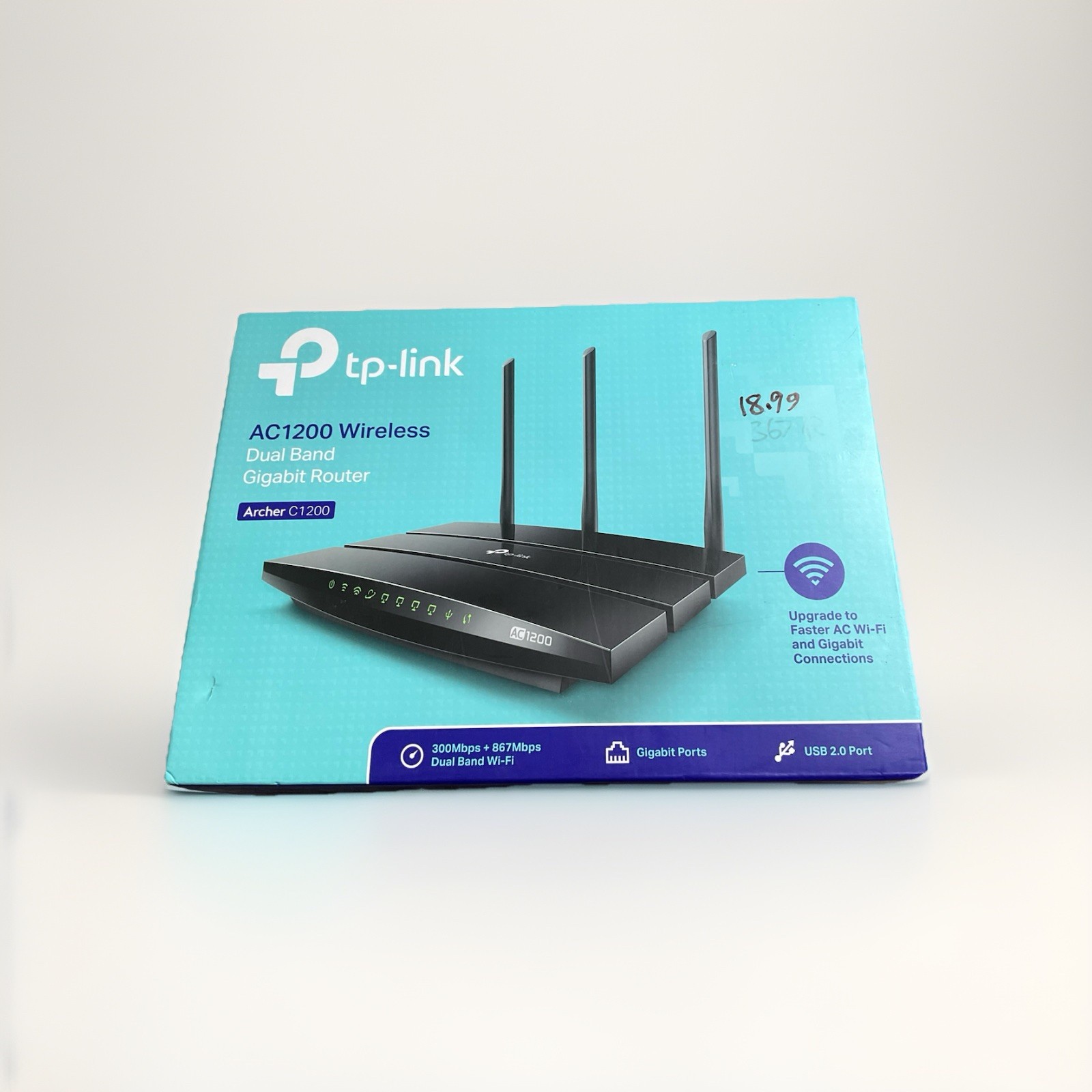TP-Link Archer C1200 AC1200 Dual Band WiFi Router Gigabit Tested Working w/ Box 