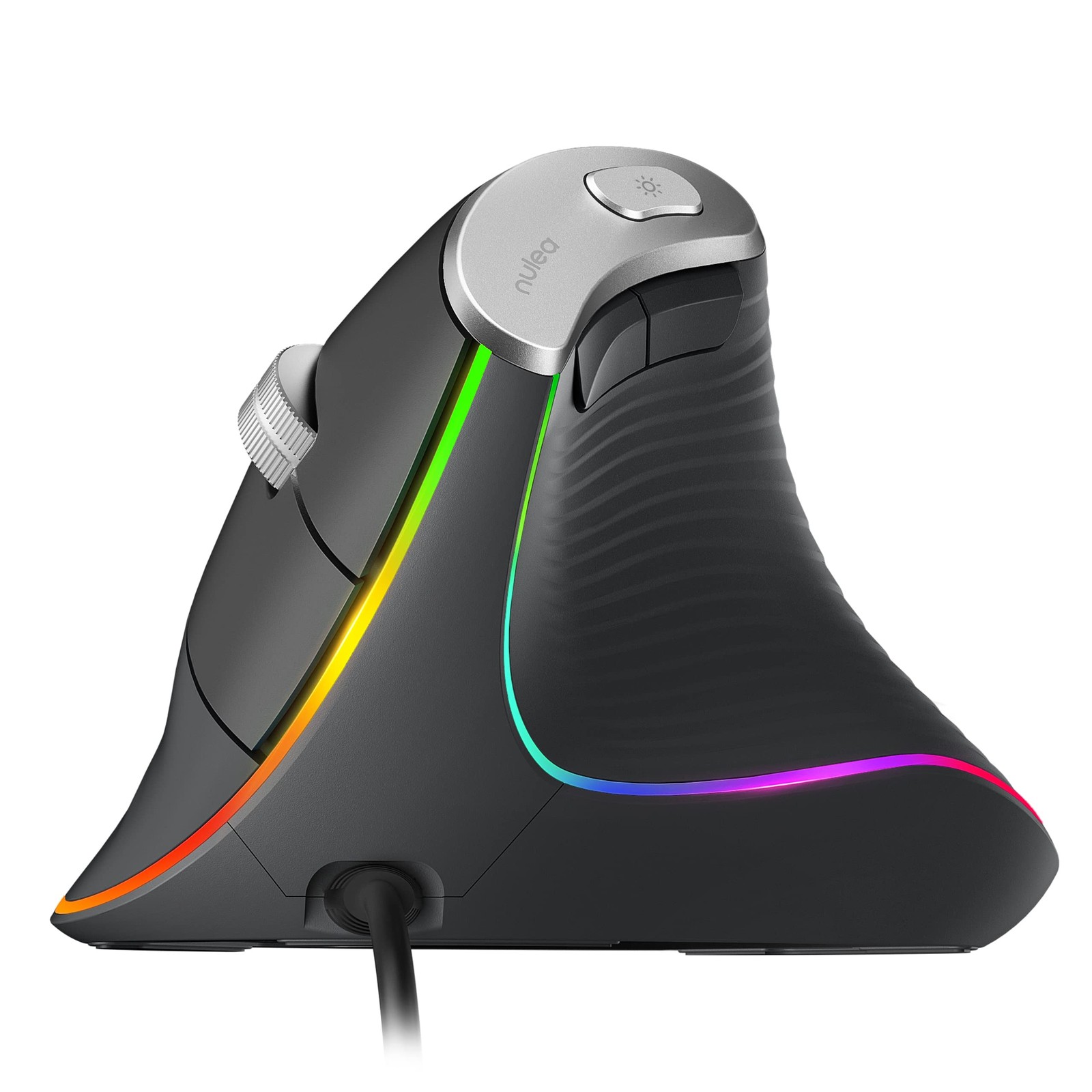 M504 Wired Vertical Mouse, USB Ergonomic Optical Mouse with 4 Adjustable DPI,...