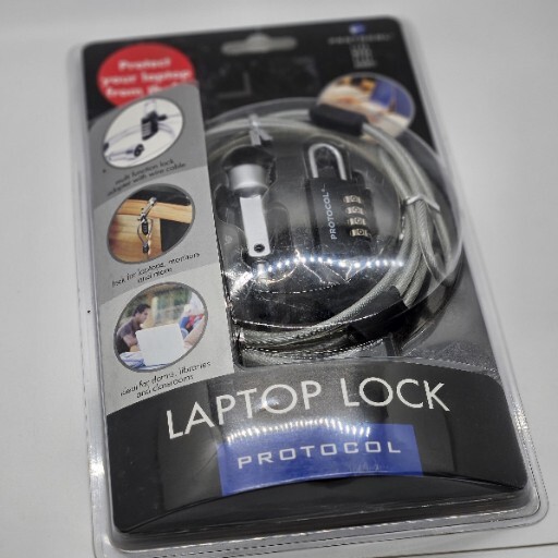 New Protocol Secure Laptop Cable Selectable Combination Lock Anti-Theft