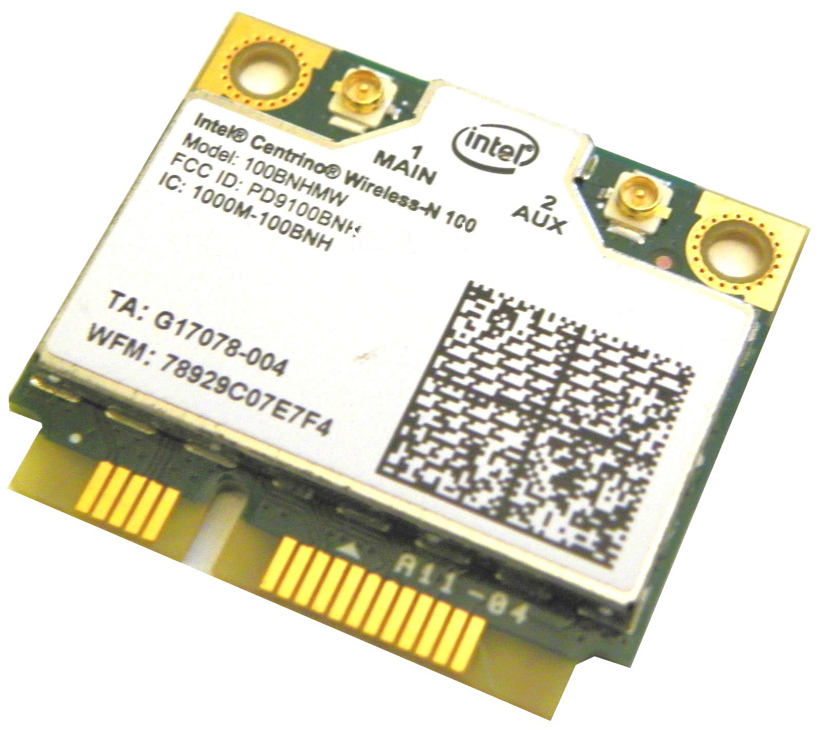 New Intel Centrino Wireless-N 100 100BNHMW PCI-E Half Mini