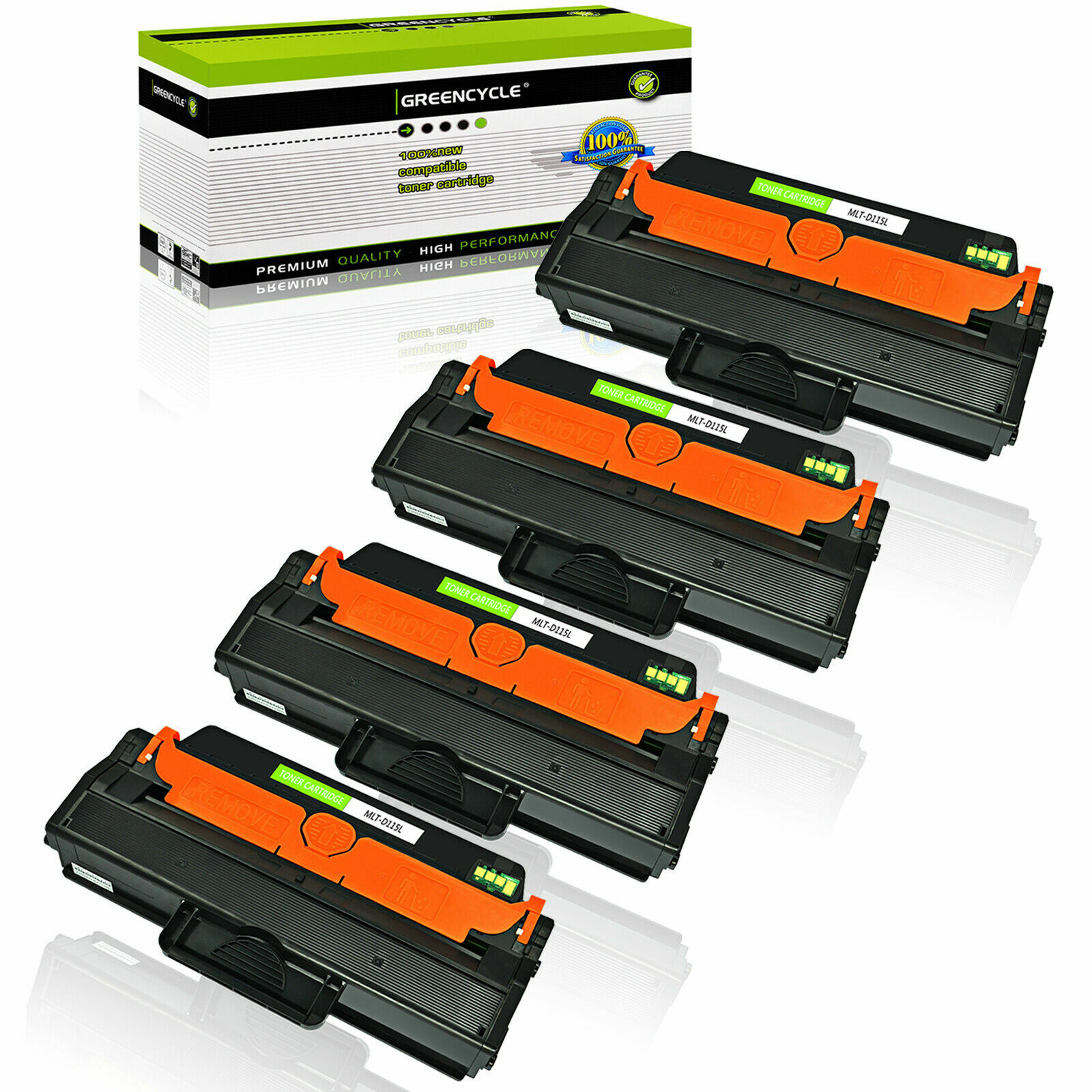4 Pack MLT-D115L MLTD115L Toner For Samsung 115L Xpress M2620D M2620ND M2670N