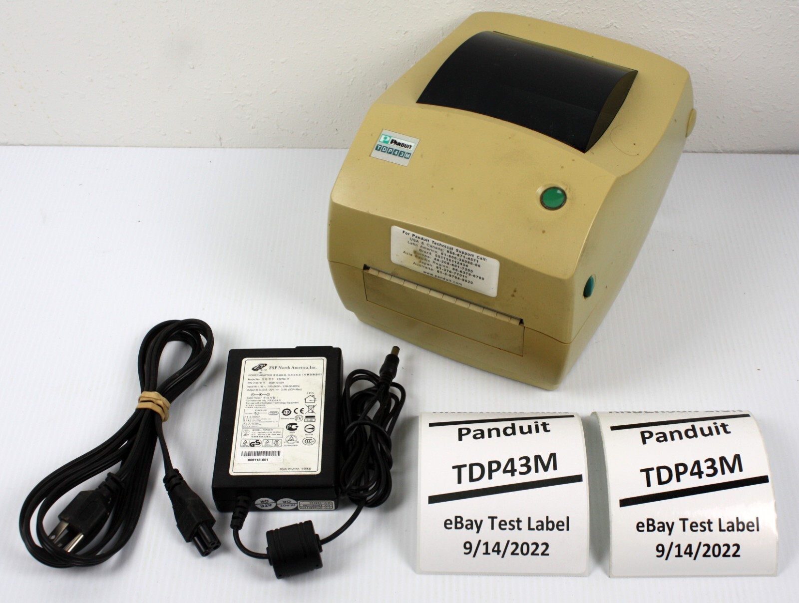 Panduit TDP43M (Zebra TLP 3842) Barcode Label Direct Thermal Transfer Printer