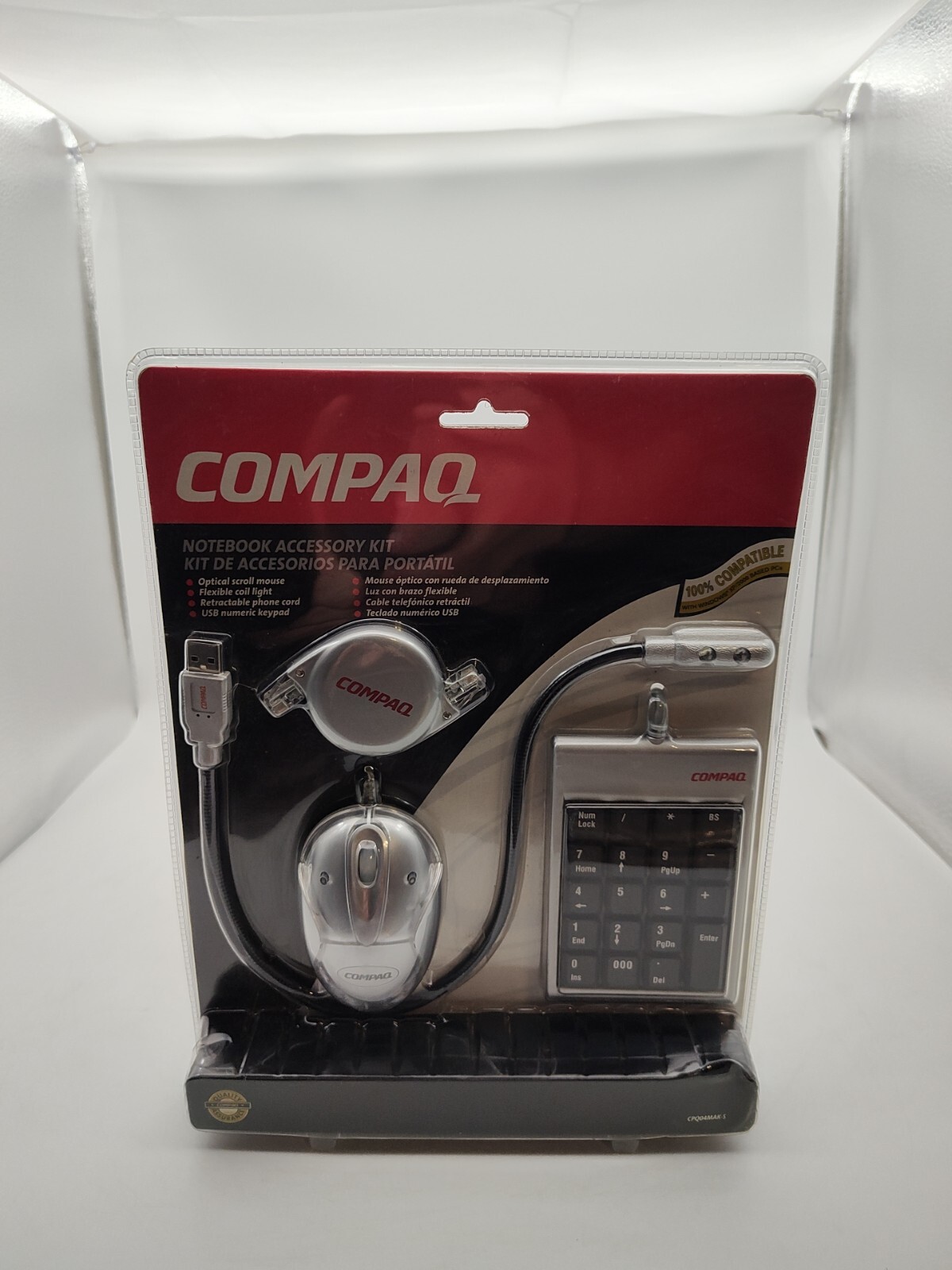 COMPAQ-Numeric Keypad With USB  MOUSE & Flexible Coil Light-Brand New Sealed