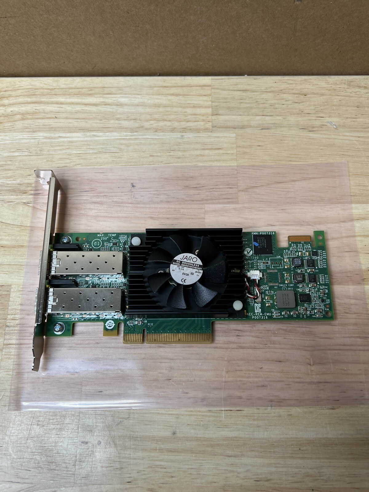 ✅ Dell 0F3VJ6 Emulex LPE16002 Dual-Port 16GB FC PCIe NIC Full Height Bracket