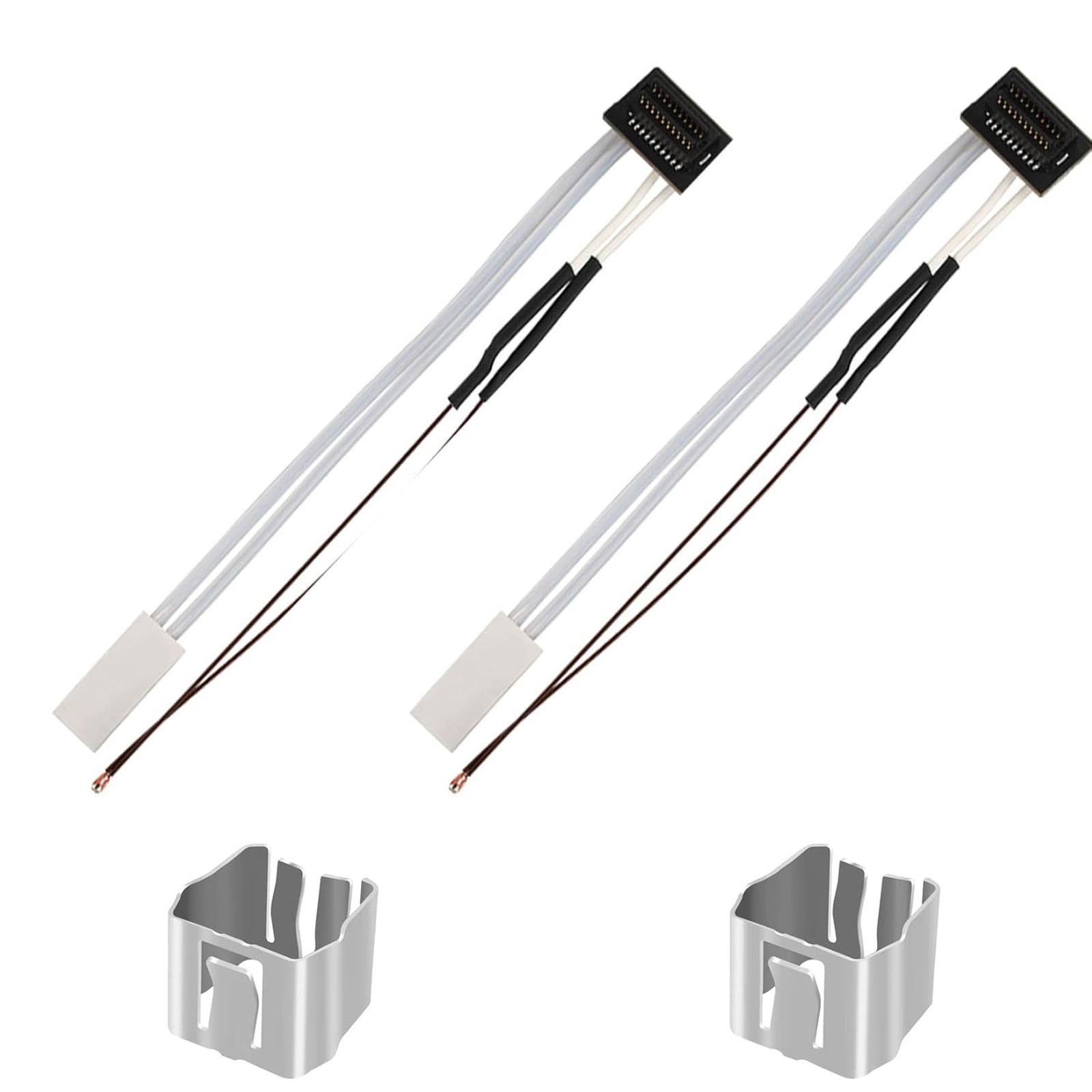 2 Pack Ceramic Heater Thermistor Kit for Bambu Lab P1P P1S 24V 48W High