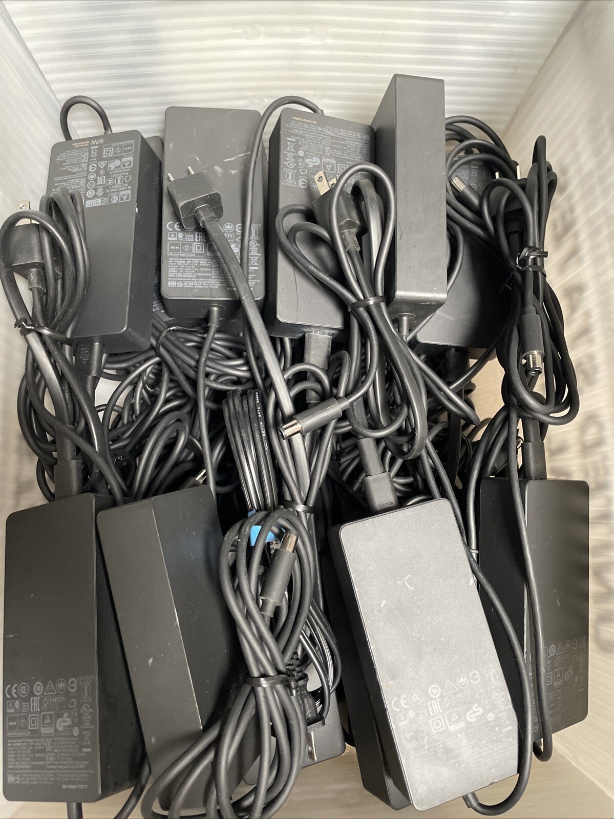 {Lot Of 14} ORIGINAL Microsoft AC Adapter 90W Model**1749**15V 6A -No Cables