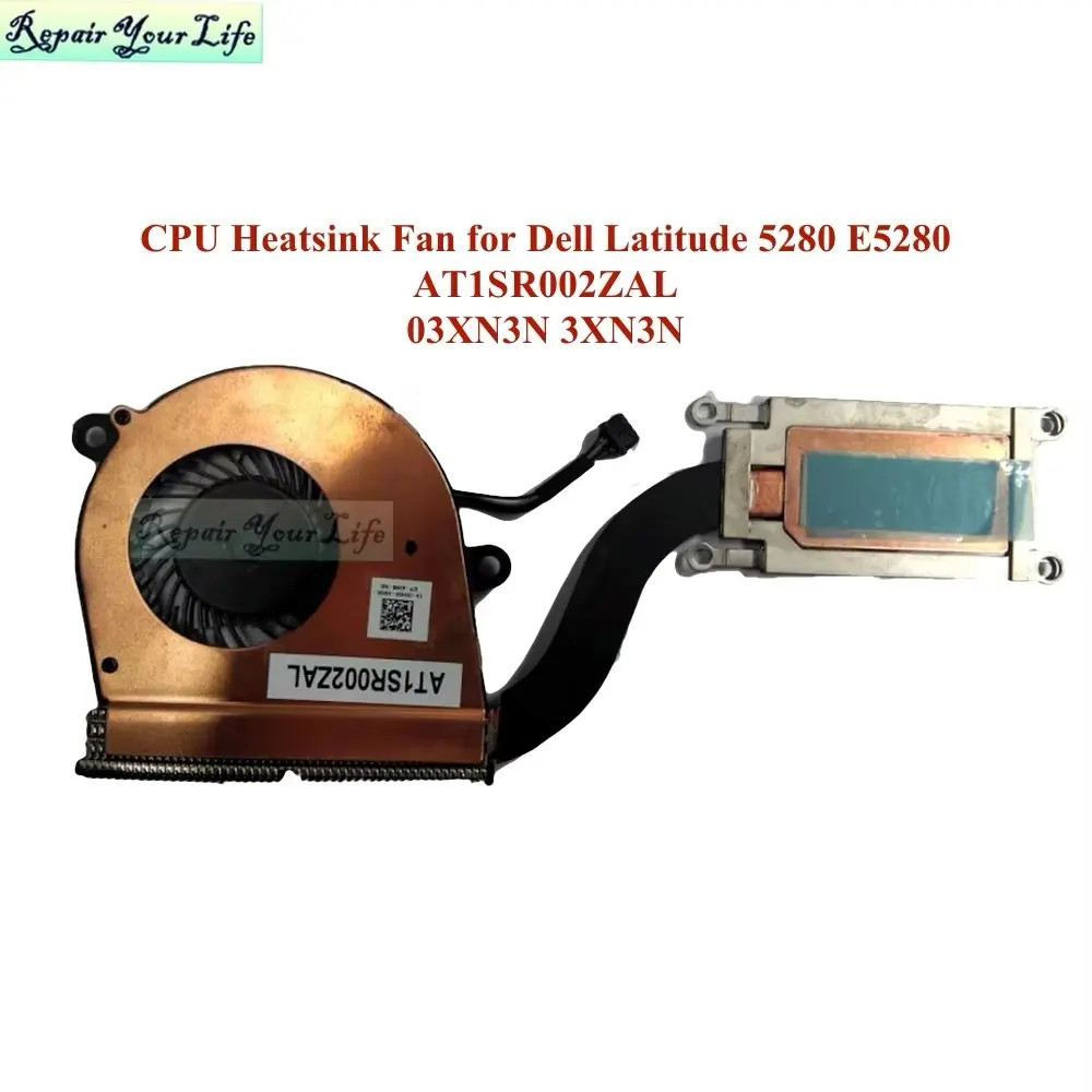 CPU Fan Heatsink for Dell 5280 E5280 AT1SR002ZAL 3XN3N 0KM50T EG50040S1 03XN3N