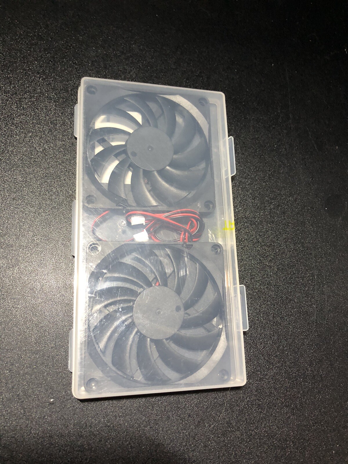 2 Pieces 8010s Gdstime 12V 2pin 80x80x10mm DC Cooling Fan large brushless C6