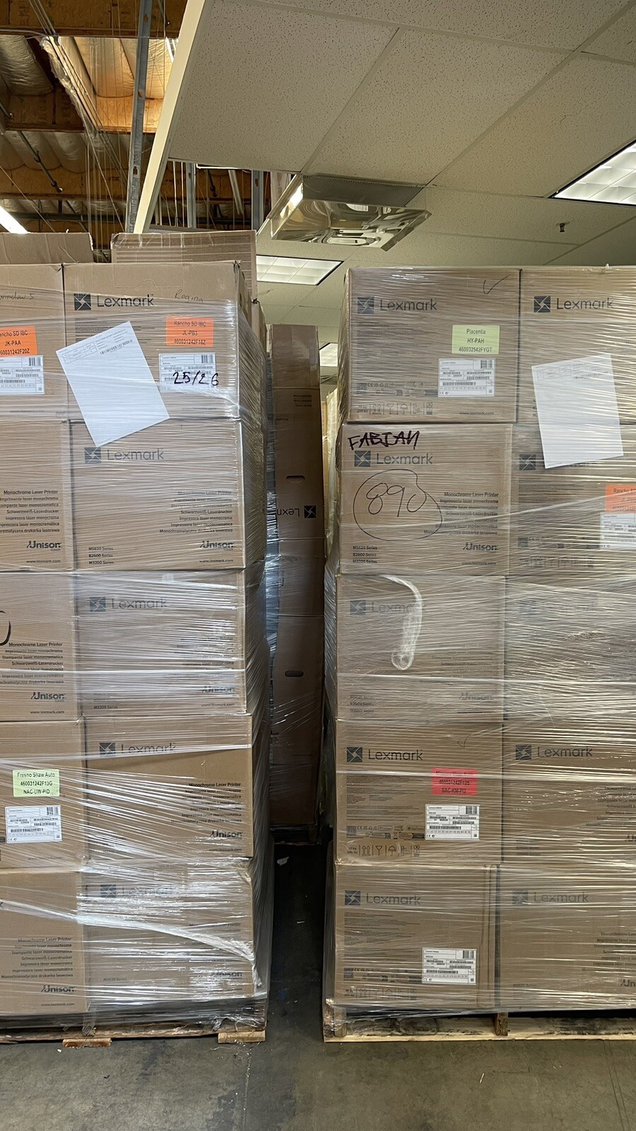 ✅Whole Pallet:Lot Of 30✅Lexmark MS610dn Laser Printer/4514-653✅Network✅US SELLER