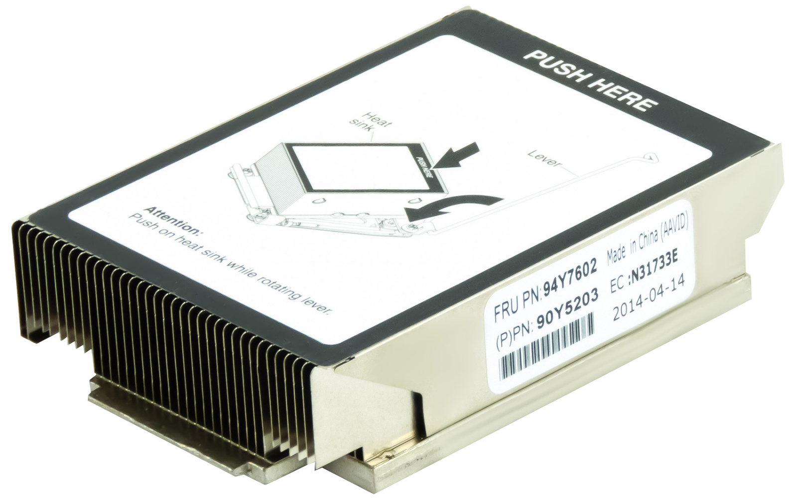 HEATSINK IBM 94Y7602 90Y5203 CPU s.771 X3550