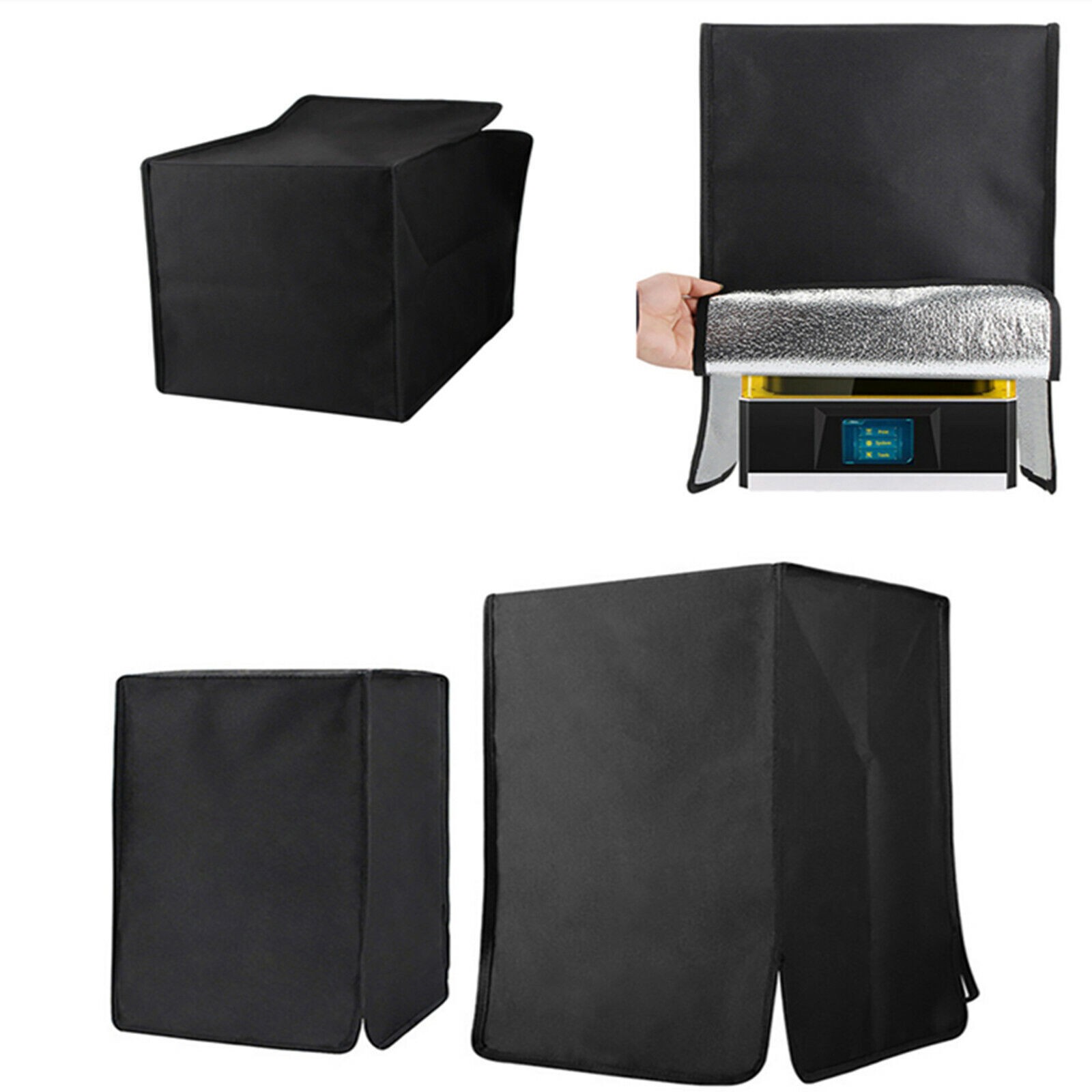 PVC 3D Printer Light Curing Dust Cover Sleeve for Elegoo Saturn Anycubic Photon