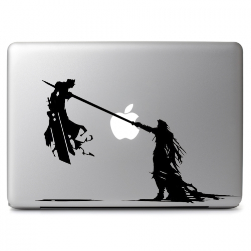 Cloud and Sephiroth Final Fantasy VII for Macbook Air/Pro Laptop Vinyl Decal