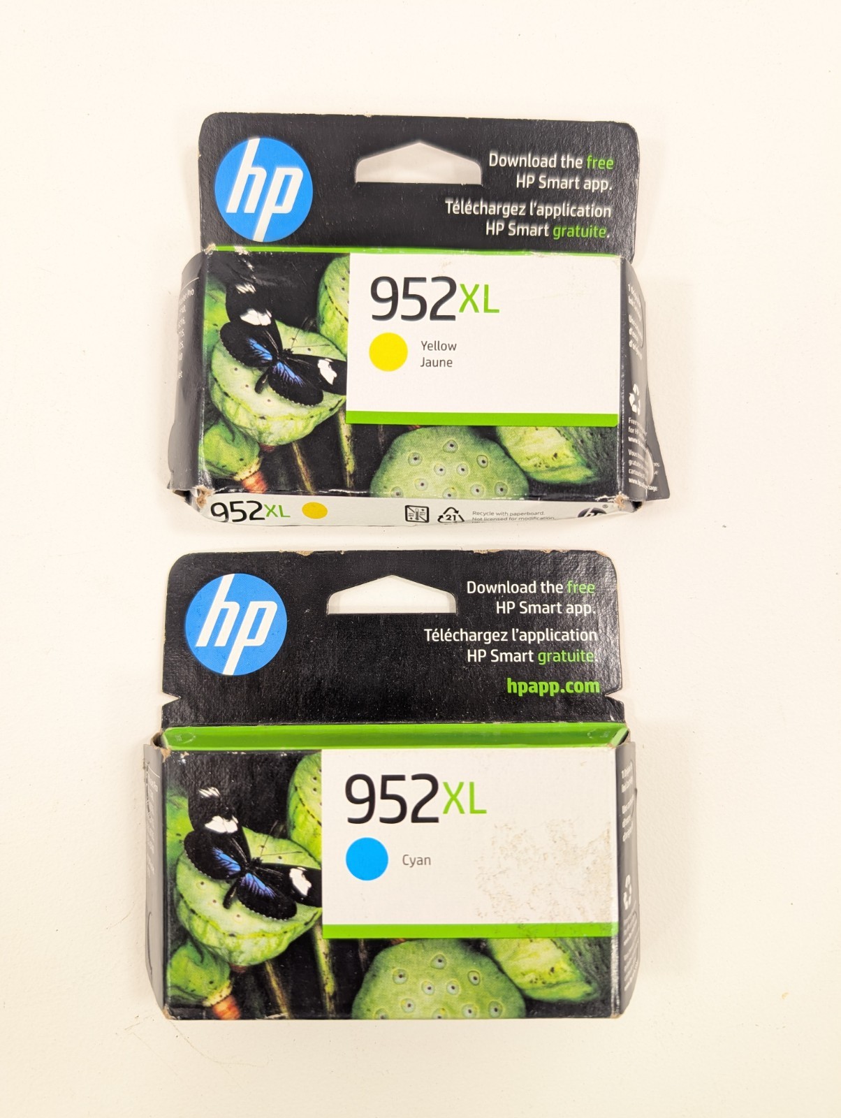 New-pack of 2, HP 962XL Genuine/Original Inkjet , Magenta Yellow Exp 2024.2025