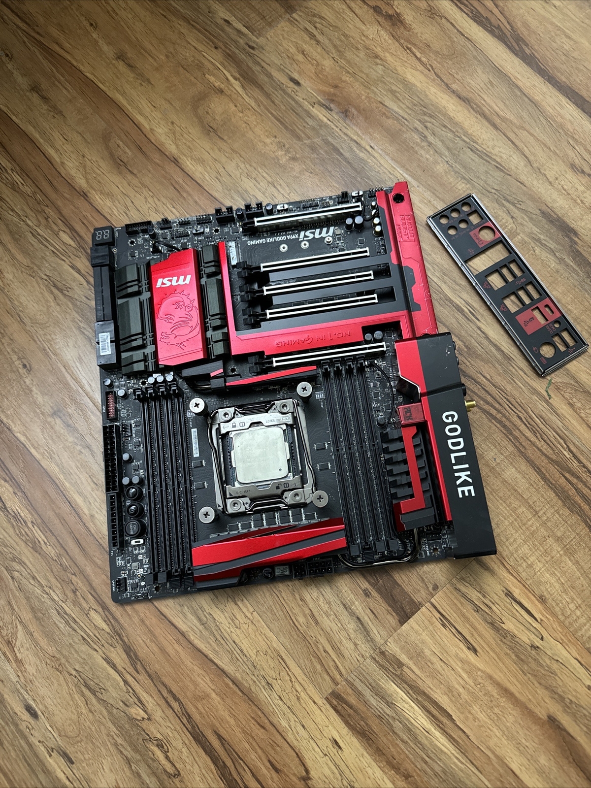 MSI X99A Godlike Gaming motherboard X99 LGA2011-V3