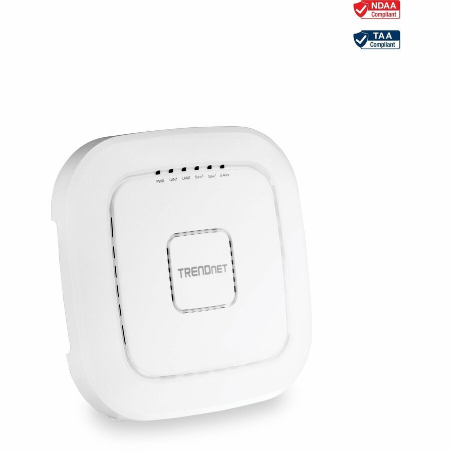 TRENDnet AC2200 Tri-Band PoE+ Indoor Wireless Access Point TEW826DAP