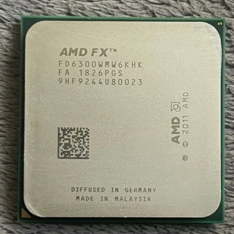 AMD FX-6300 Vishera 6-Core 3.5 GHz (4.1 GHz Turbo) Socket AM3+ 95W FD6300WMHKBOX