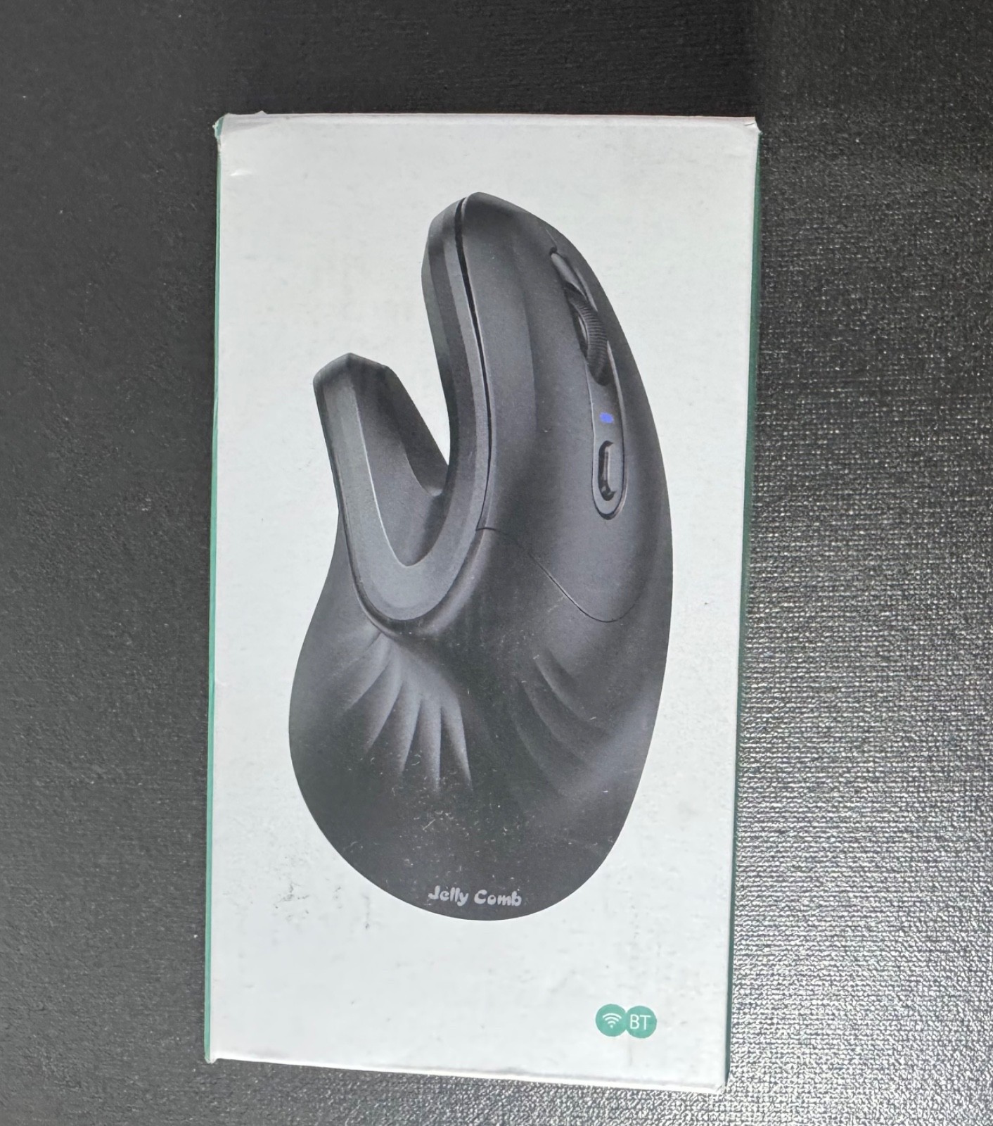 Jelly Comb Wireless Bluetooth Ergonomic Vertical Mouse - New - Open box