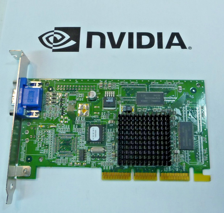 AGP nVIDIA TNT2  video graphics card 16 MB, VGA output IBM FRU 19K5340
