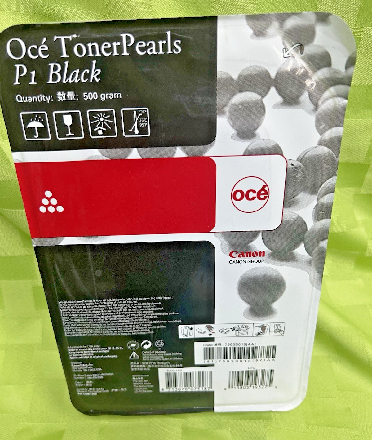 OCE ColorWave 600 Toner Pearls P1 Black 1060011493 / 7503B018AA / 7503B018[AA)