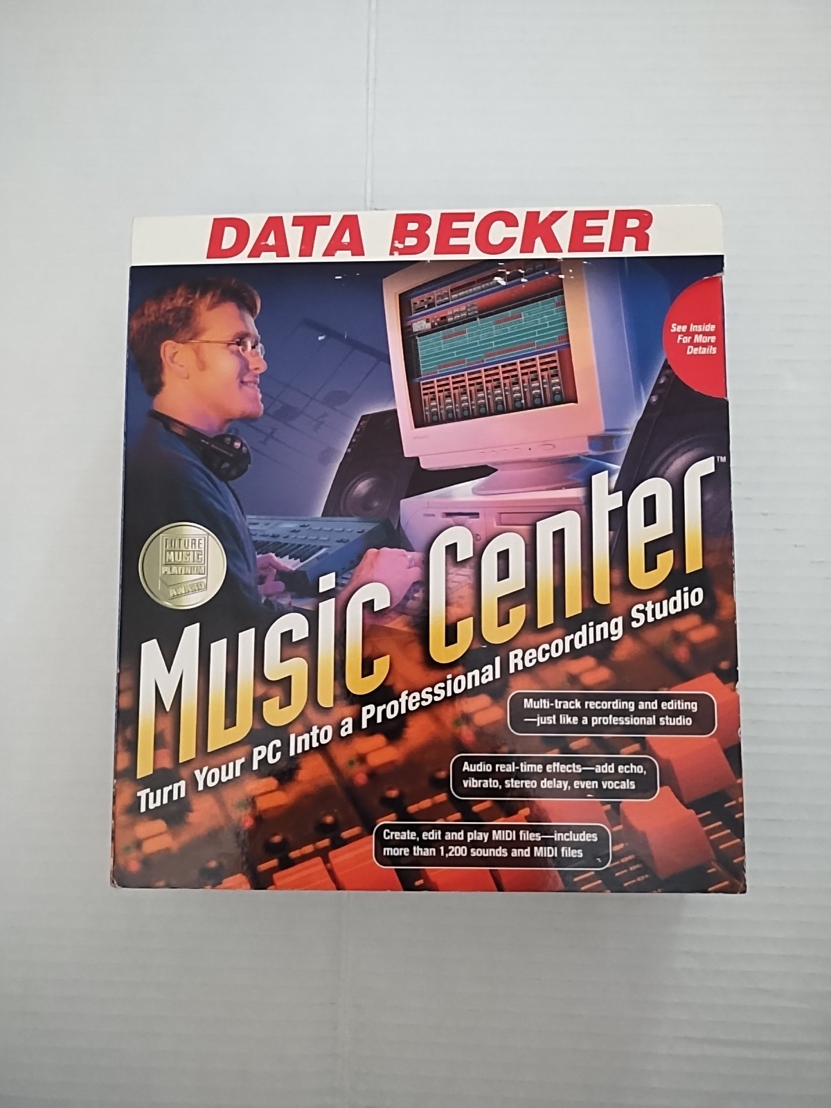 Data Becker Music Center Software, Vintage 1999 Complete NEW SEALED /Win 98/95