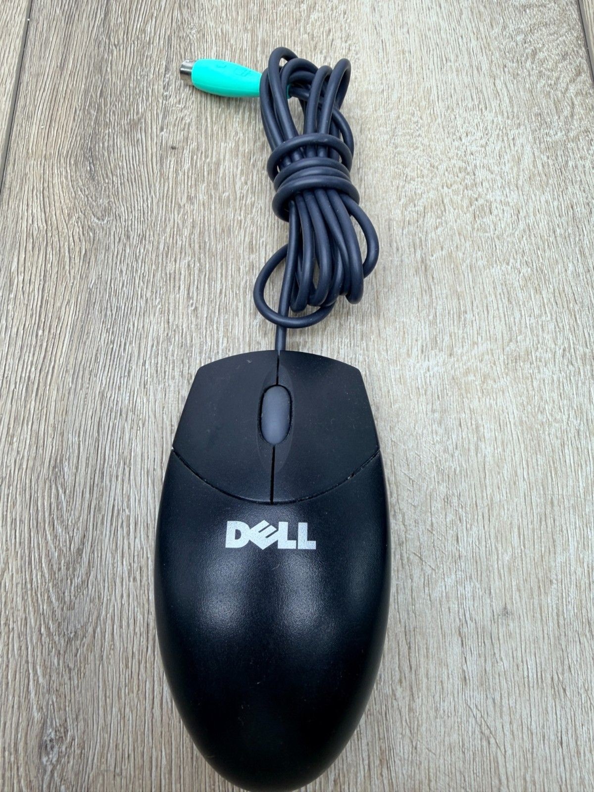 Dell Logitech Black PS/2 Scroll wheel Wired Tracking Ball Mouse (M-S69, M071KC)