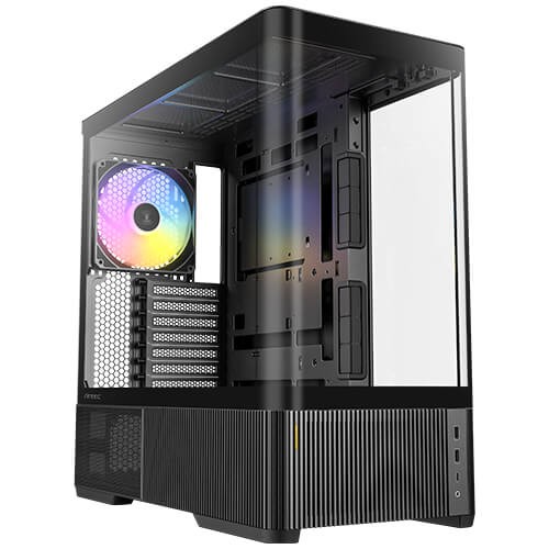 Antec C6 Curve ARGB ATX Mid-Tower Case 3 PWM ARGB Fans Panoramic Tempered Glass