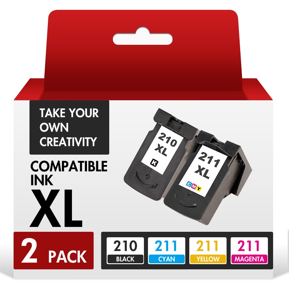 210XL 211XL 275XL 276XL Black / Color Ink Cartridge Combo For Canon MP250 TS3522