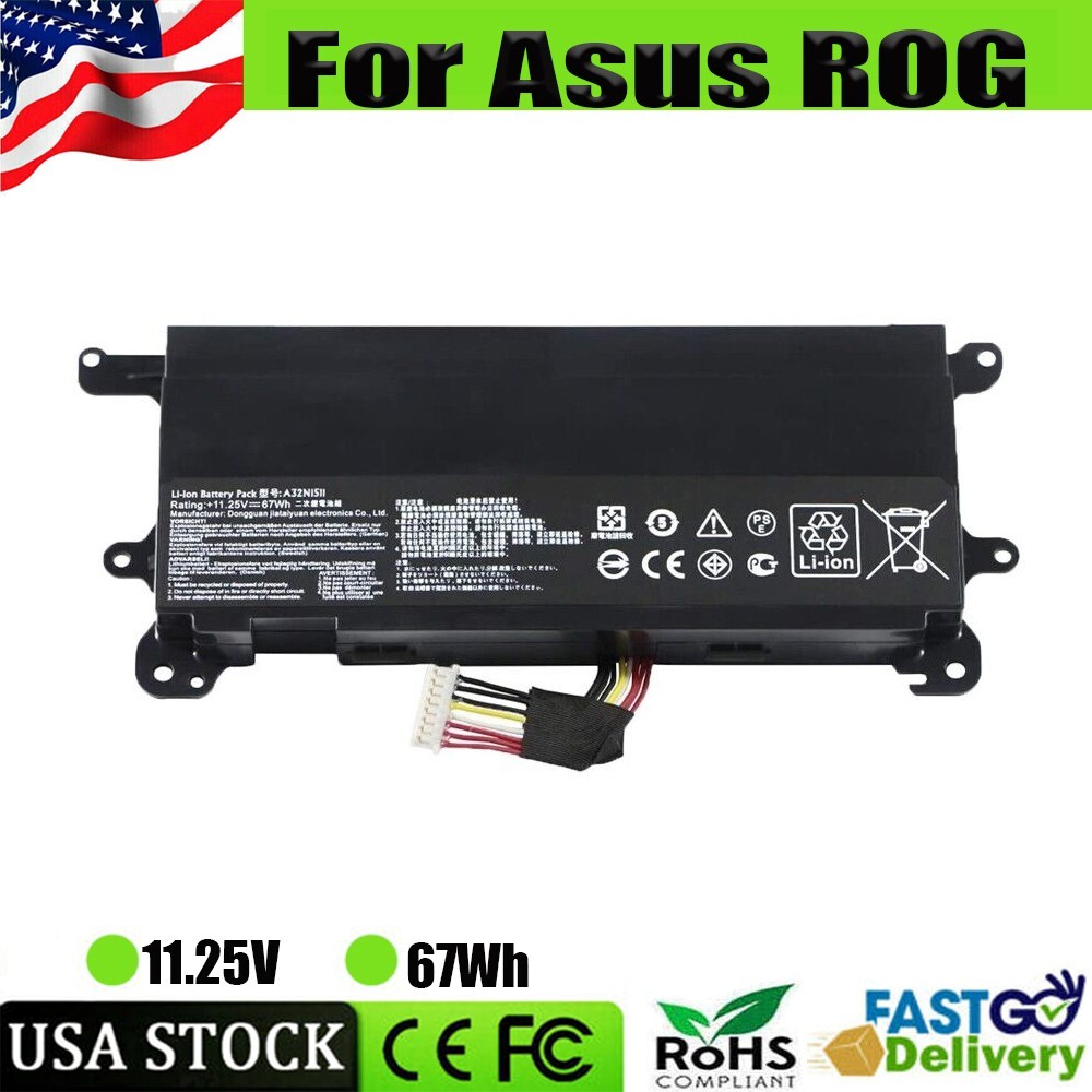 ✅ NEW A32N1511 A32LM9H 67WH BATTERY FOR ASUS ROG G752 G752V G752VT ROG GFX72 US