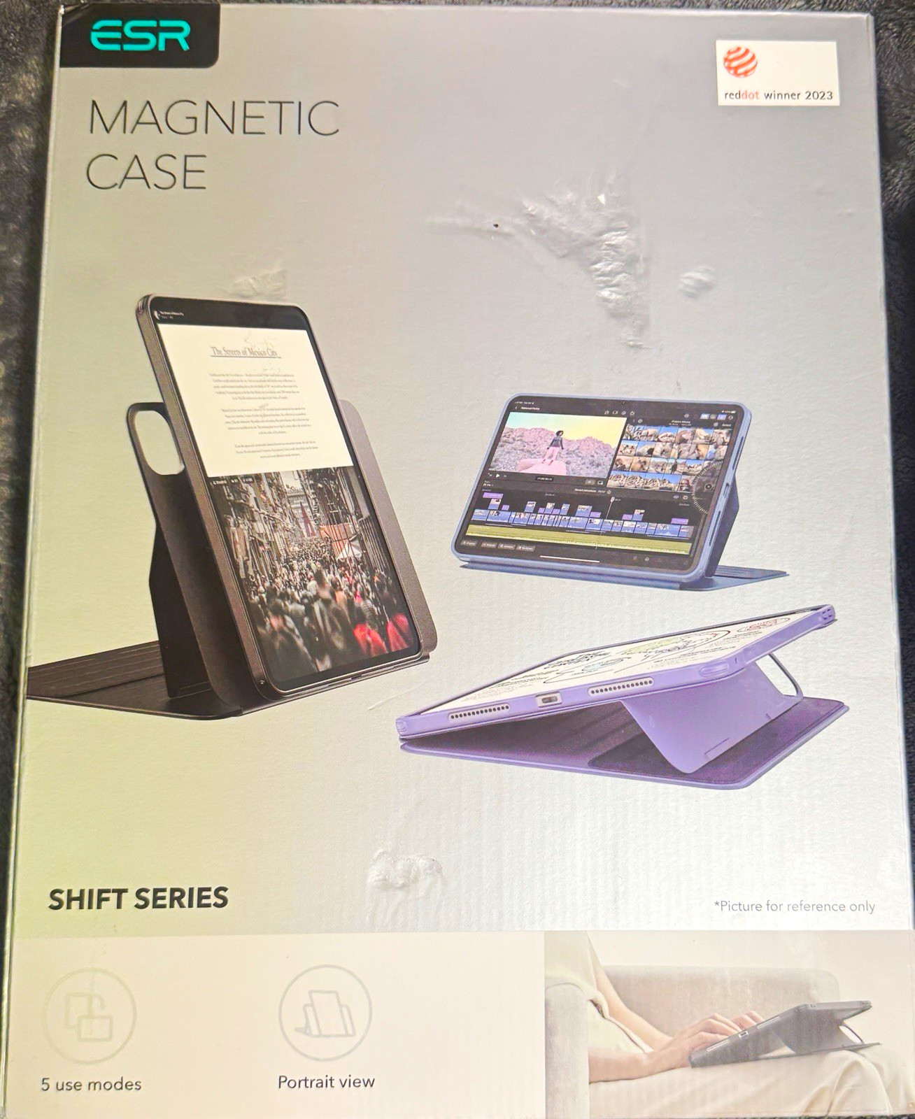 ESR Shift Series Magnetic Case for Apple iPad Air 11in (2025) Stand Black