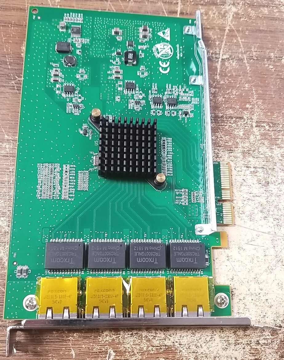 Dell Silicom PE2G4I35 Quad Port Gigabit Ethernet Adapter 0T0YYG