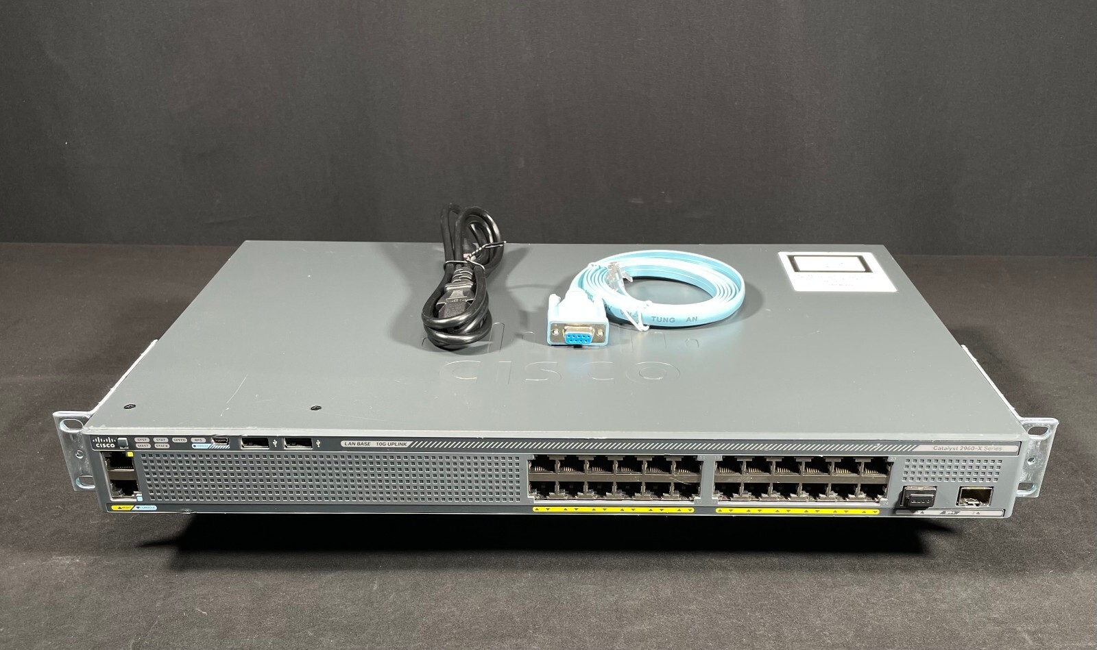 Cisco WS-C2960X-24TD-L 24 Port Gigabit Switch - Same Day Shipping
