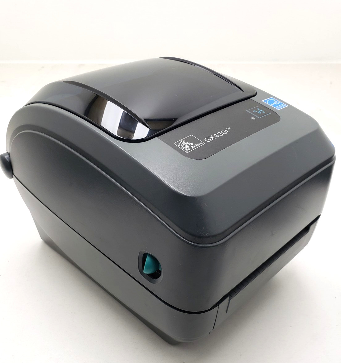 Zebra GX430t Thermal Transfer Label Printer W/ Power Adapter, USB Cable Tested