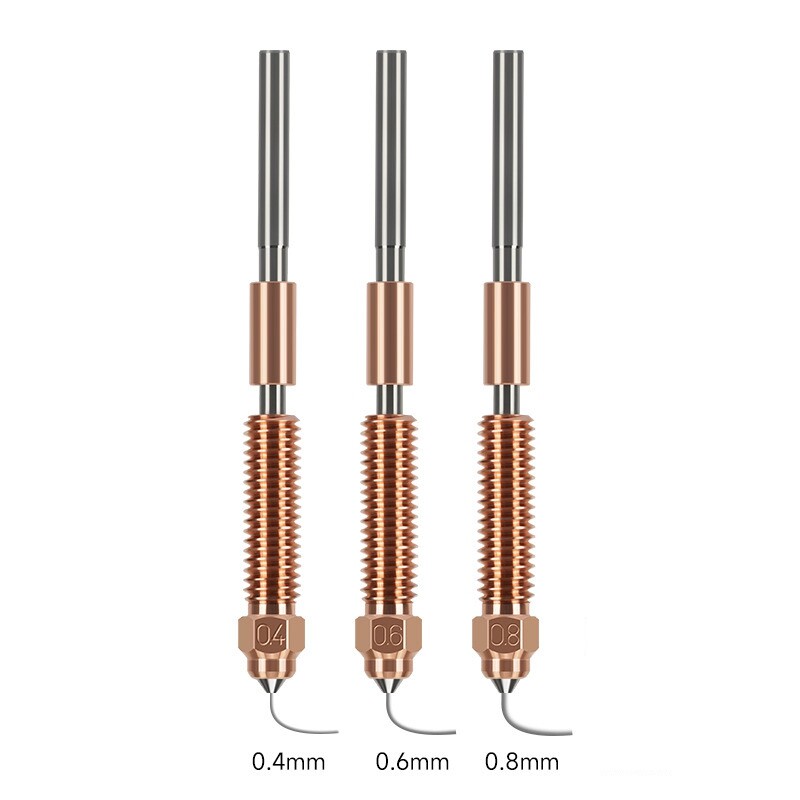 0.2/0.4/0.6/0.8 mm Hardened Steel Quick Swap Nozzle Kit For Creality K1C