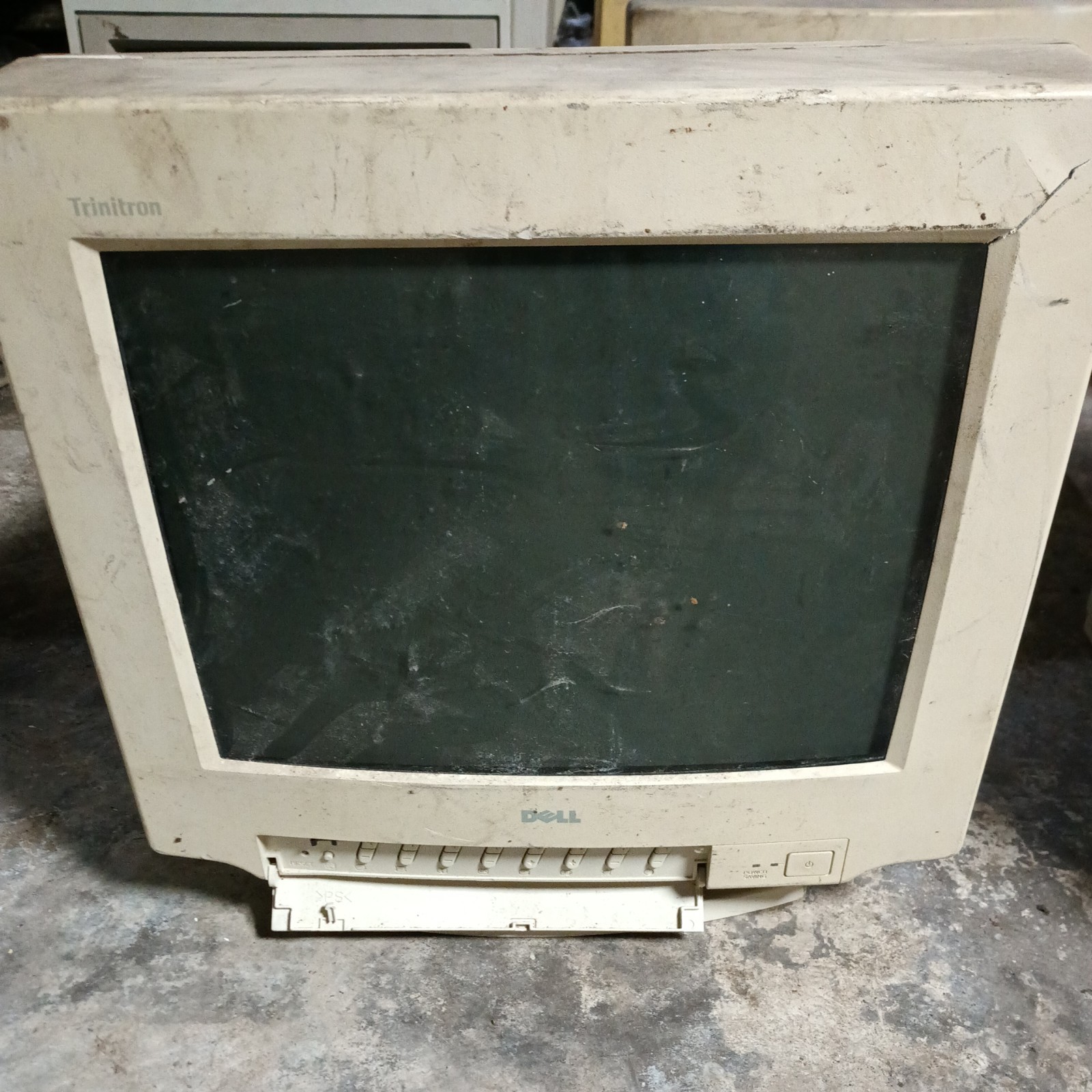 Dell Trinitron D825HT UltraScan 800HS Series CRT Monitor 14"  Swivel Stand U RD