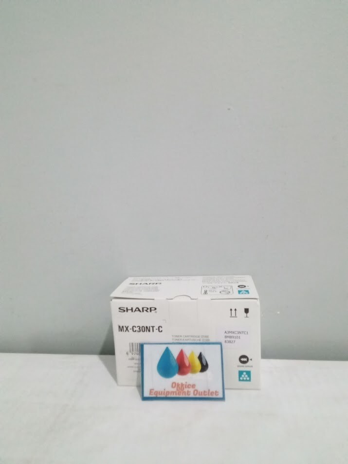Sharp MX-C30NT-C MX-C30NTC Cyan Toner Cartridge